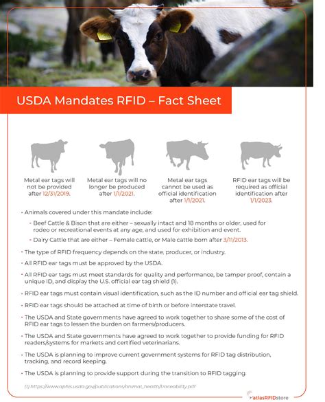 usda cattle rfid